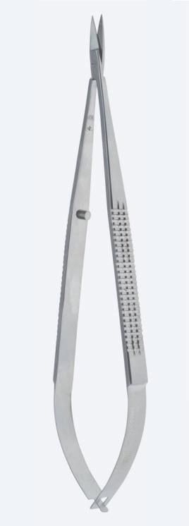 Ножиці, хірургічні, "Yasargil", мікро, прямі, гострокінцеві, загальна довжина 185 мм, 7 1/4". Бренд - Asanus Medizintechnik Gmb, Німеччина